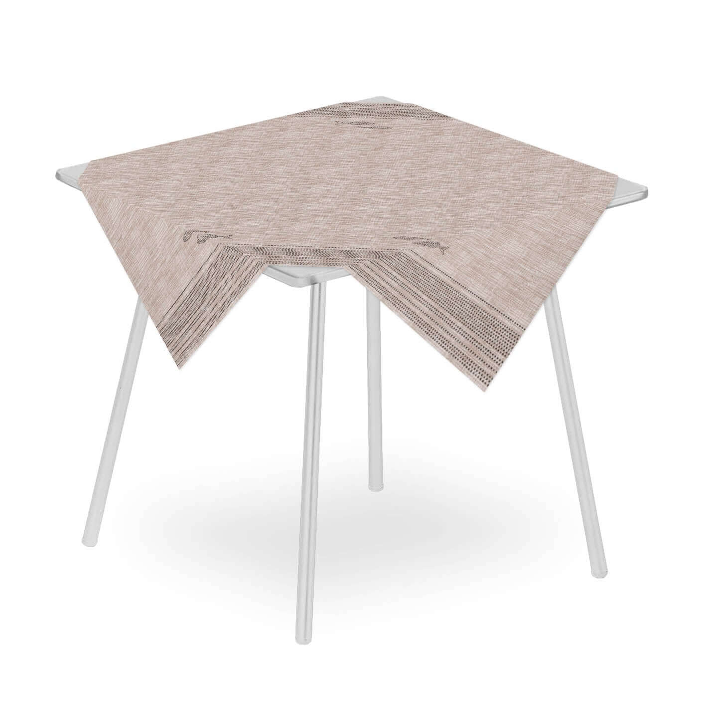 Tovaglia Tnt Saline Moka Micro cm. 100X100 - 100 pz.