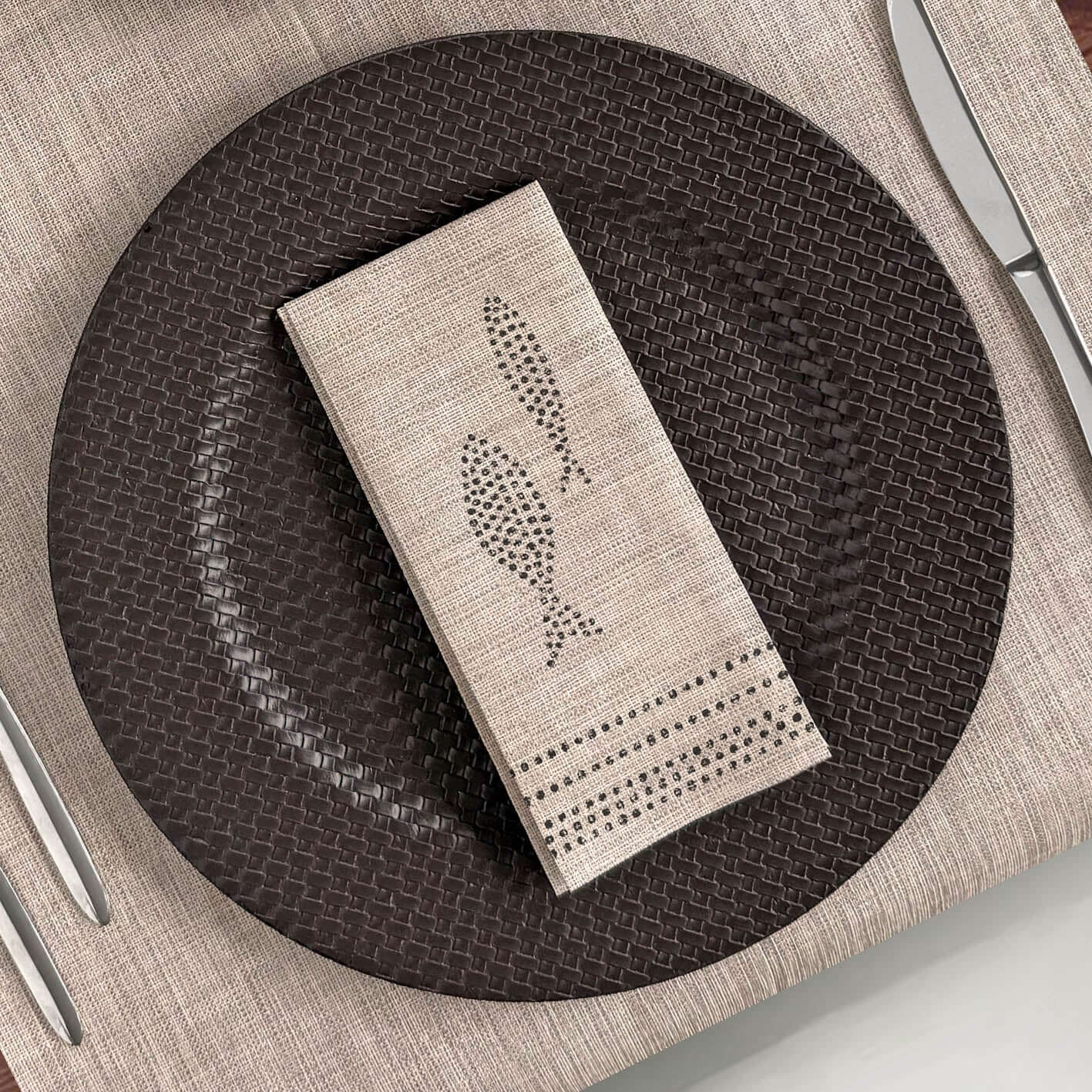 Tovagliolo Tnt Saline Moka Micro cm. 40X44 - 600 pz.