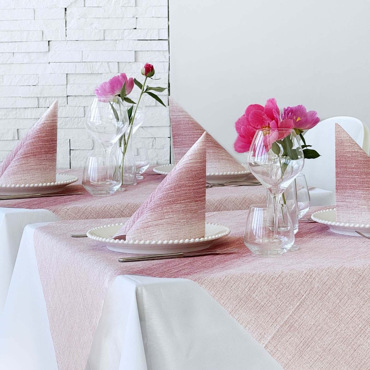 Tovaglia Tnt Sfumo Bordeaux Micro cm. 100X100 - 100 pz.