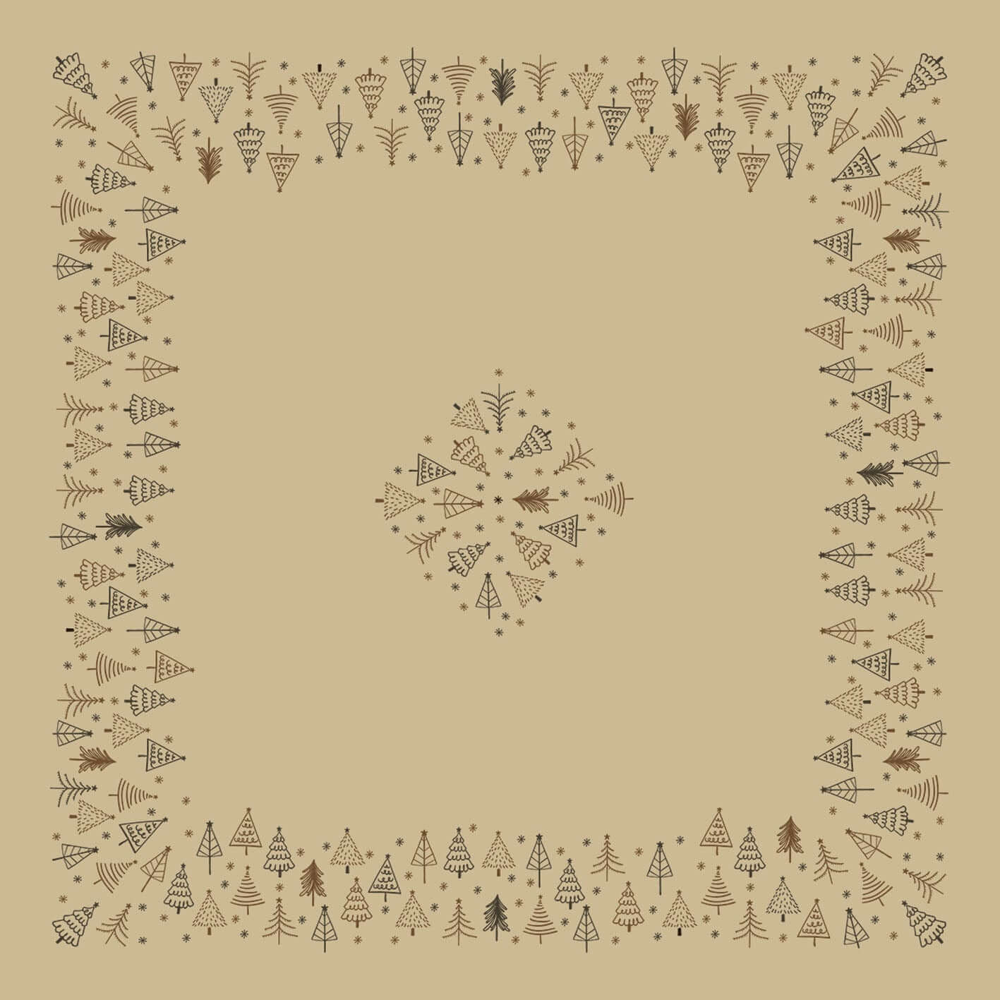 Tovaglia Tnt Silvania Natural cm. 100x100 - 100 pz.