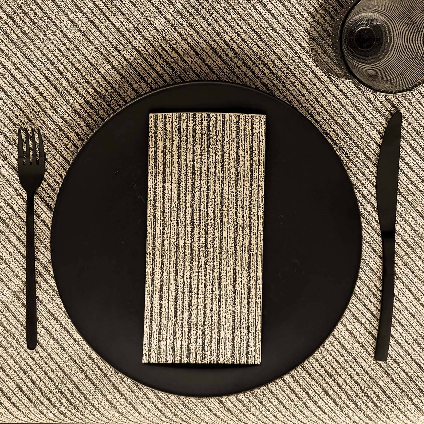 Tovagliolo Tnt Stria Natural Plus cm. 40x44 - 600 pz.