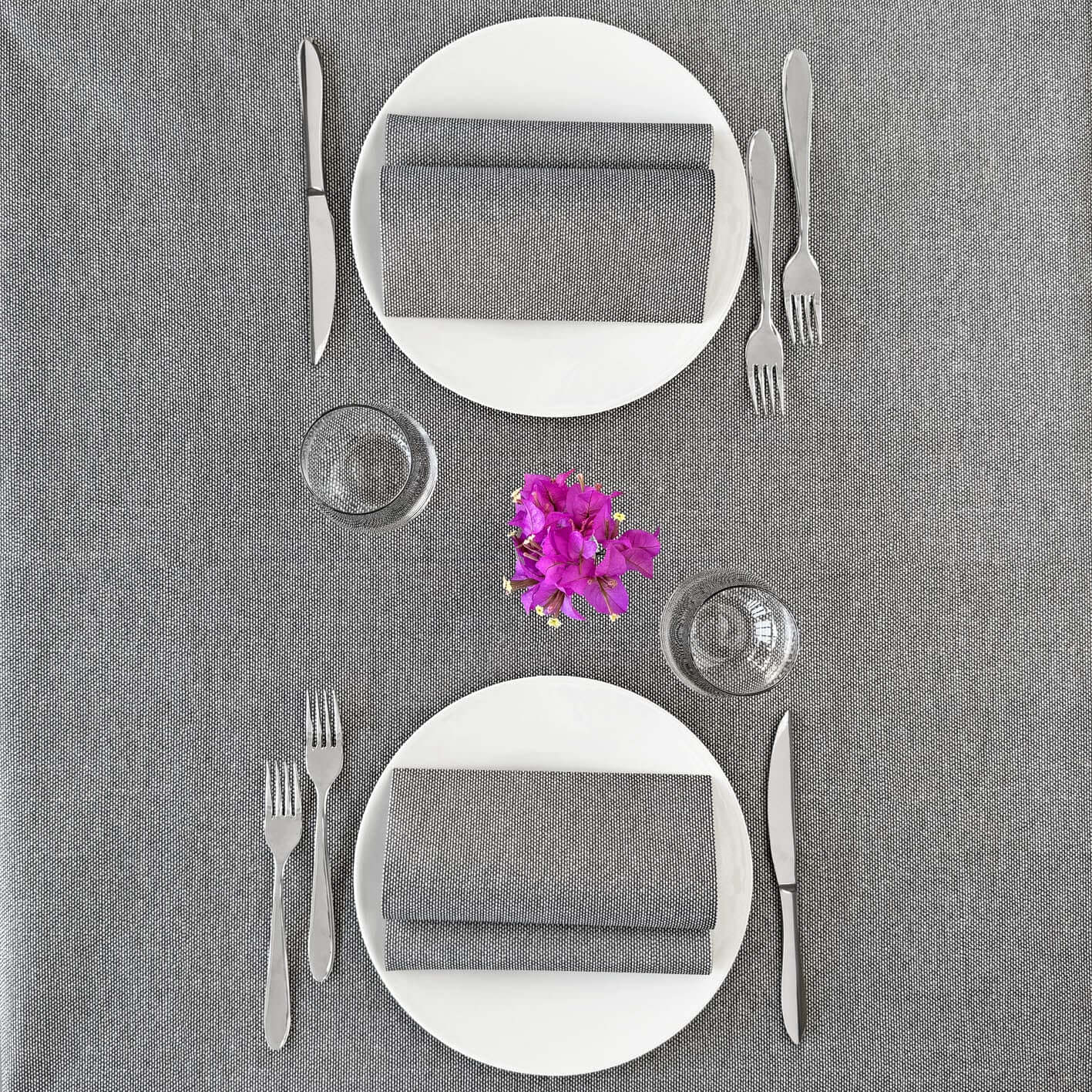 Tovaglia Tnt Tea Grigio Plus cm. 100x100 - 100 pz.