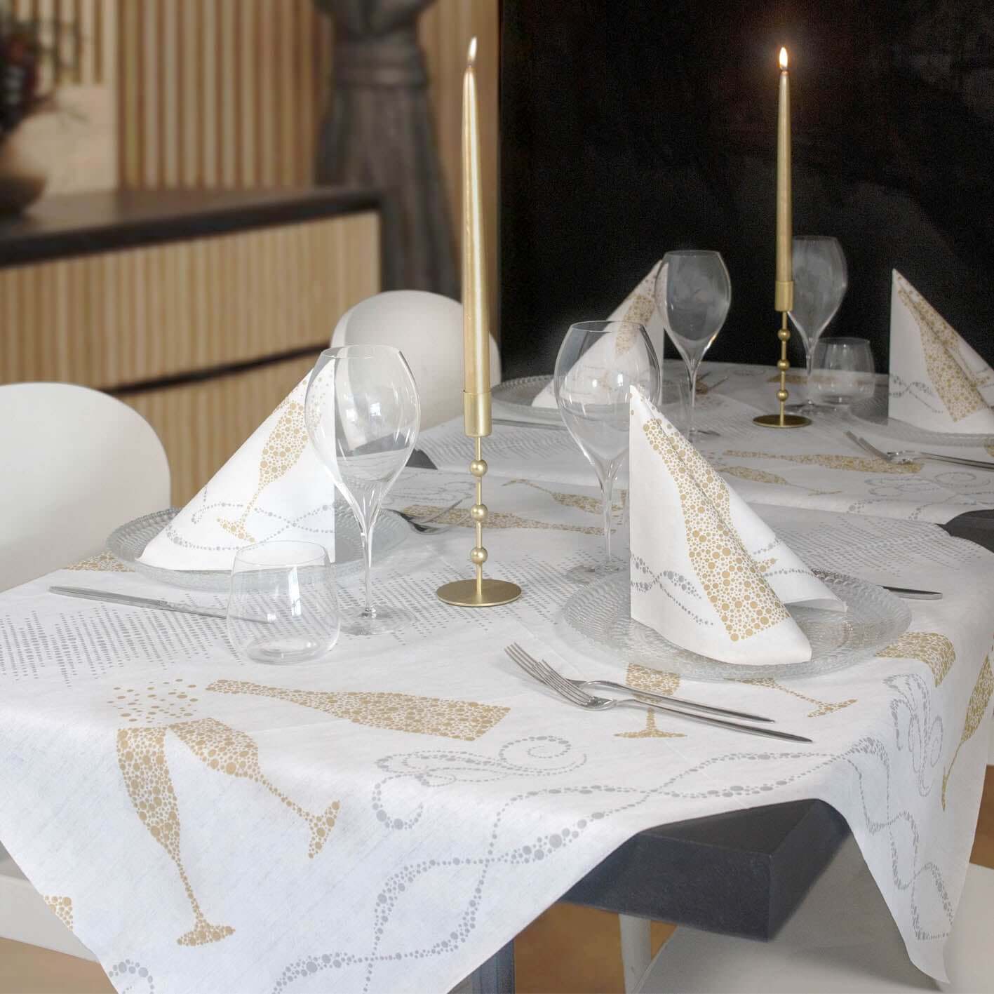 Tovaglia Tnt Bollicine Micro cm. 100x100 - 100 pz.