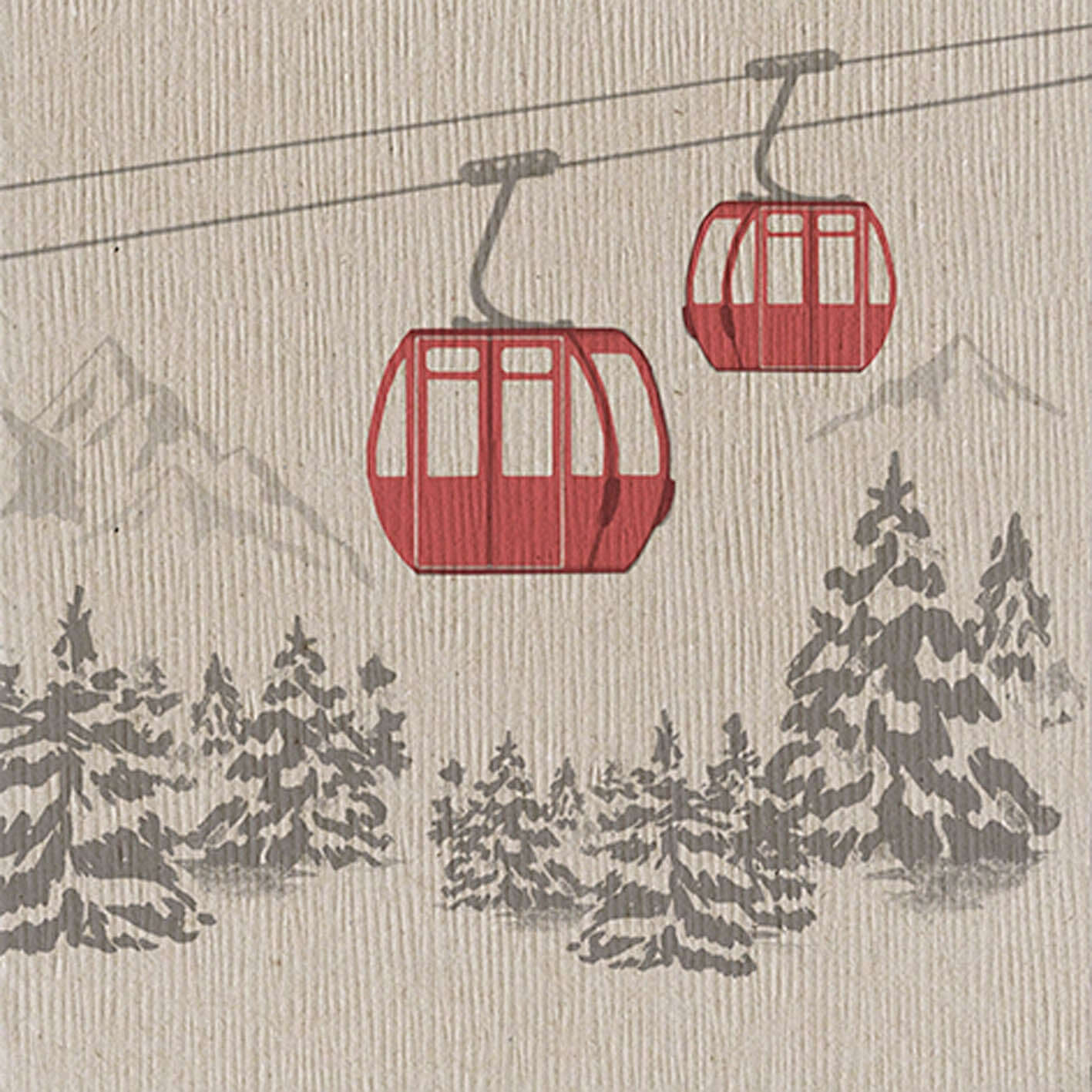 Tovagliolo Cabinovia Onda Airwave cm. 40X40 - 800 pz.