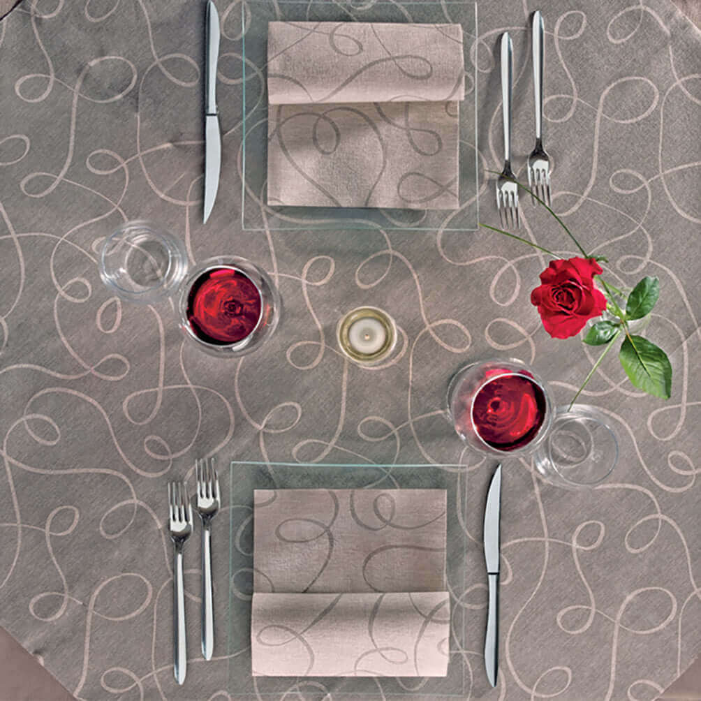 Tovagliolo Tnt Grace Moka Plus cm.40x40 - 800 pz.