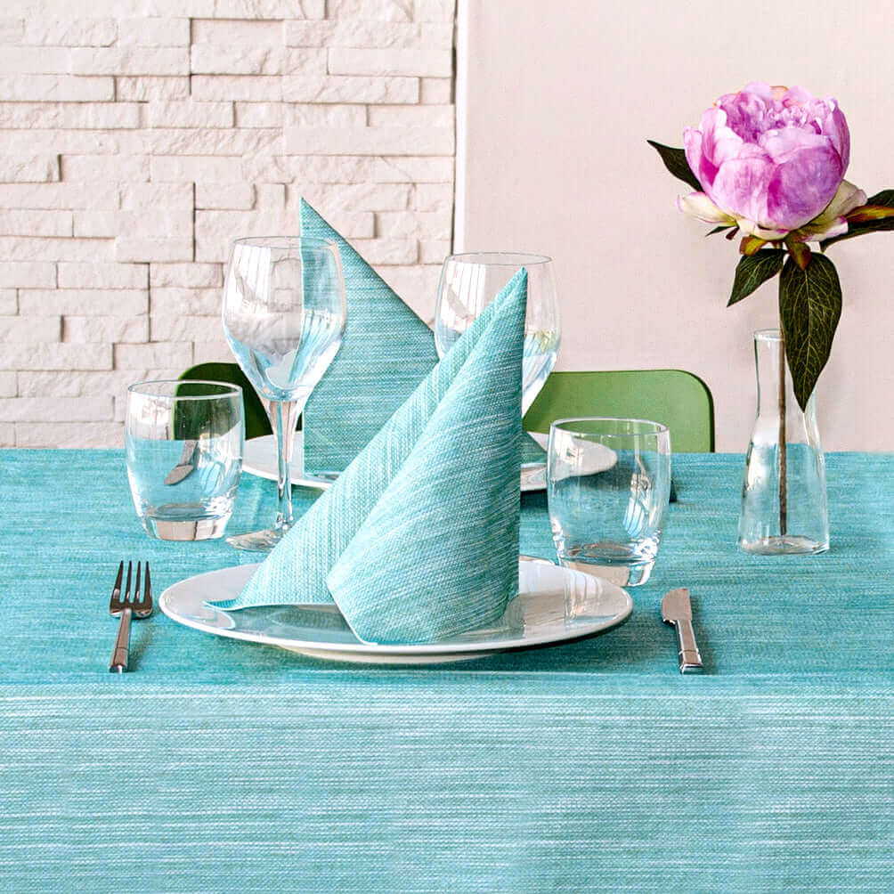 Tovagliolo Tnt Melange Petrolio Micro cm. 40X40 - 800 pz.