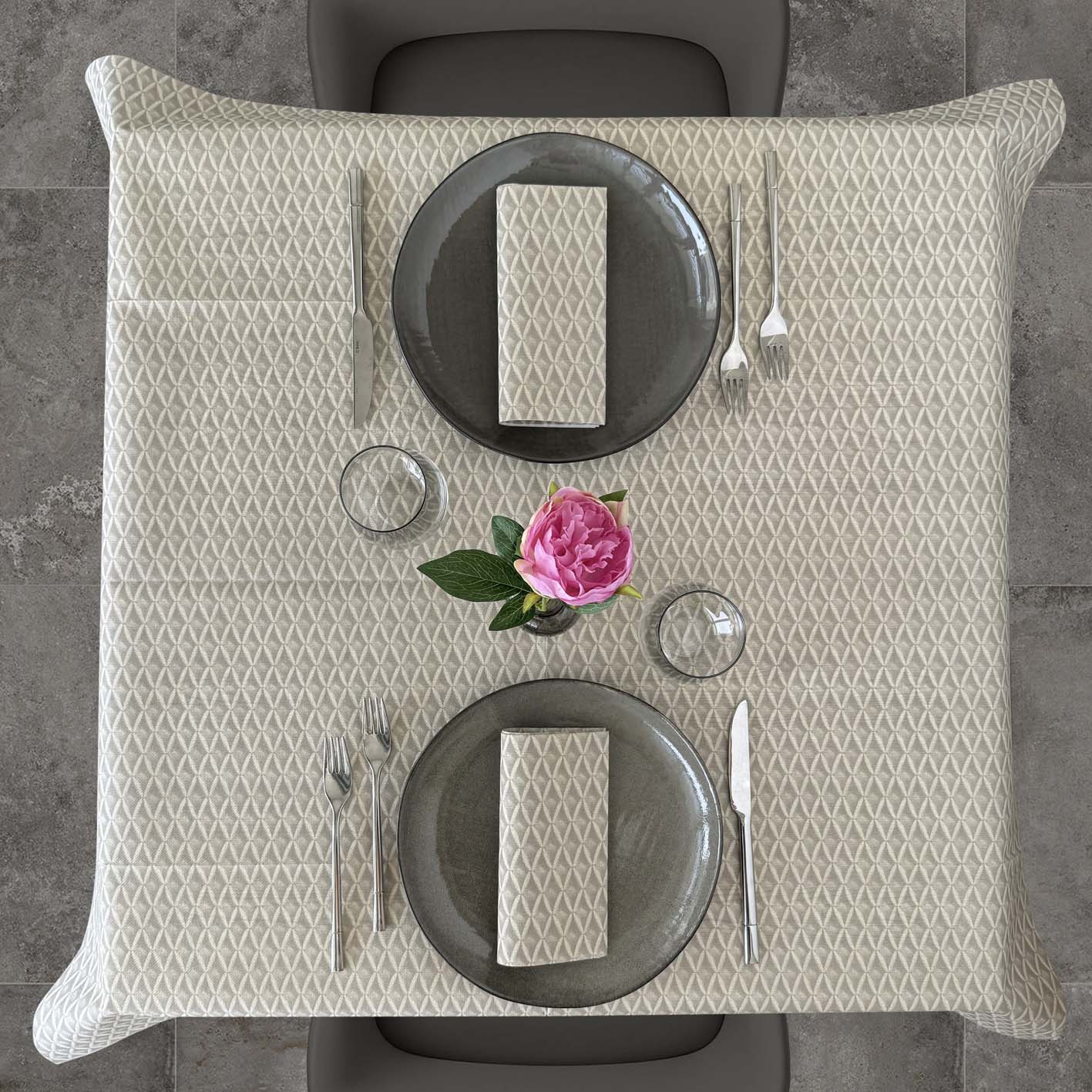 Tovaglia Tnt Vivy Sabbia Plus cm. 100x100 - 100 pz.