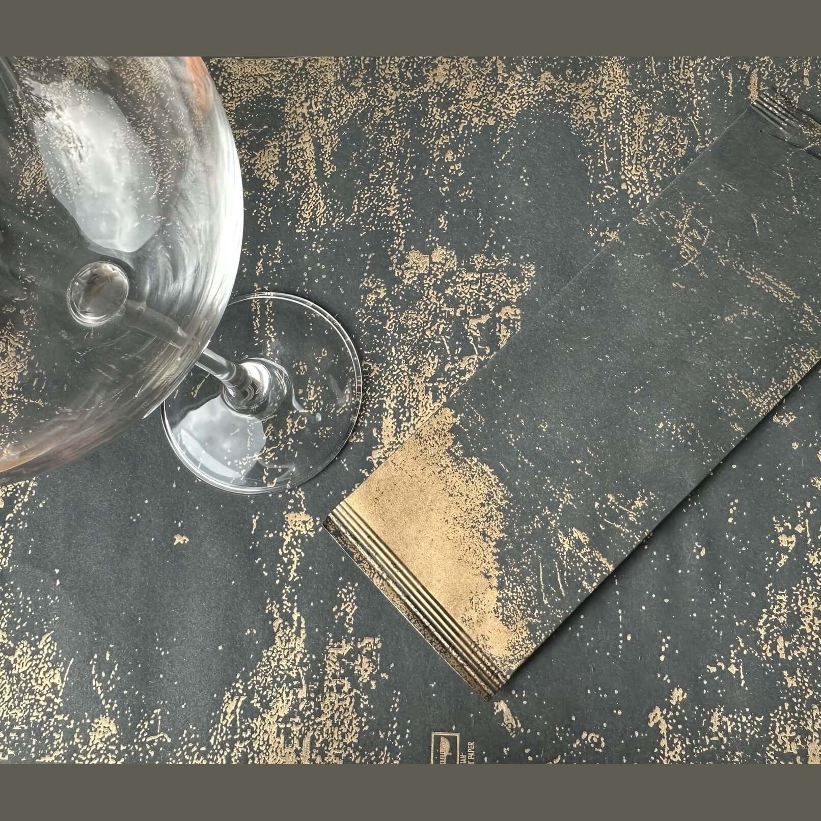 Tovaglietta Rusty nero in carta paglia cm. 30X40 Airwave – 1000 pz.