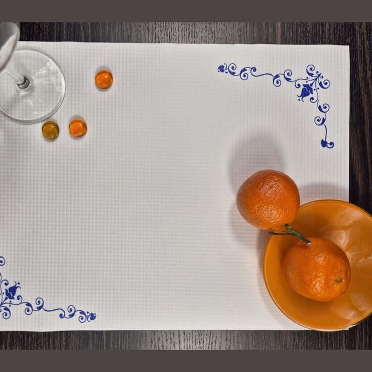 Tovaglietta Angolo Fiori in carta cm. 30X40 Airwave – 2500 pz.