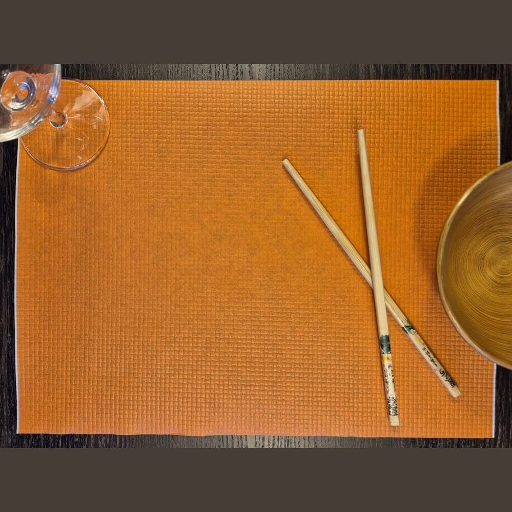 Tovaglietta Fondo Pieno Arancione in carta cm. 30X40 Airwave – 2000 pz.