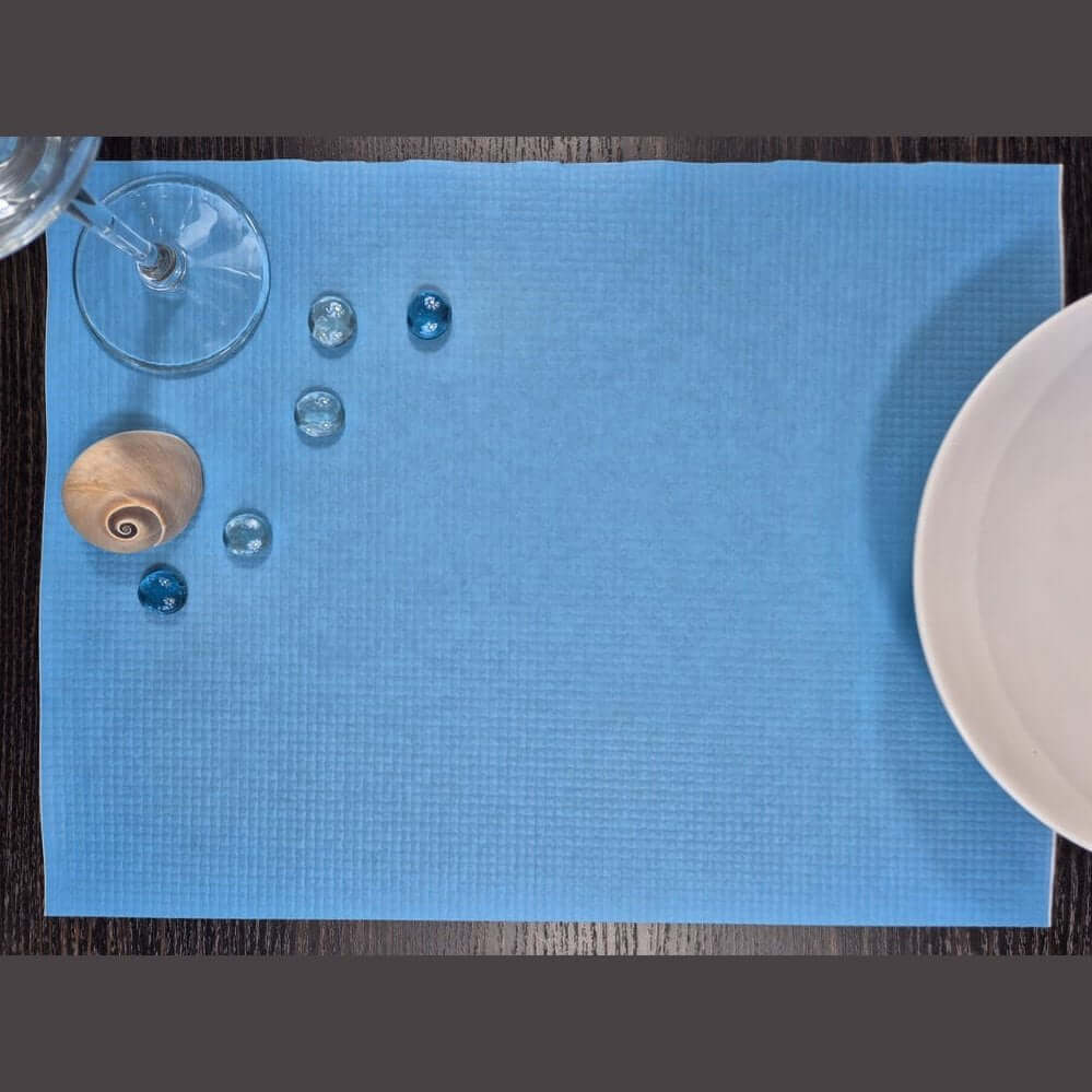 Tovaglietta Fondo Pieno Celeste in carta cm. 30X40 Airwave – 2000 pz.