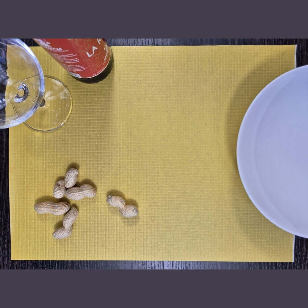 Tovaglietta Fondo Pieno Giallo in carta cm. 30X40 Airwave – 2000 pz.