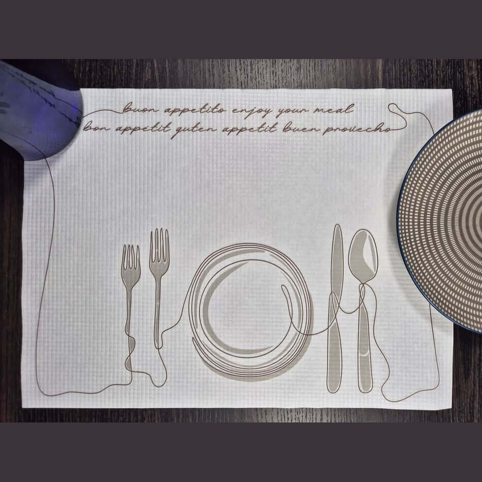 Tovaglietta Buon Appetito in carta cm. 30X40 Airwave – 2500 pz.