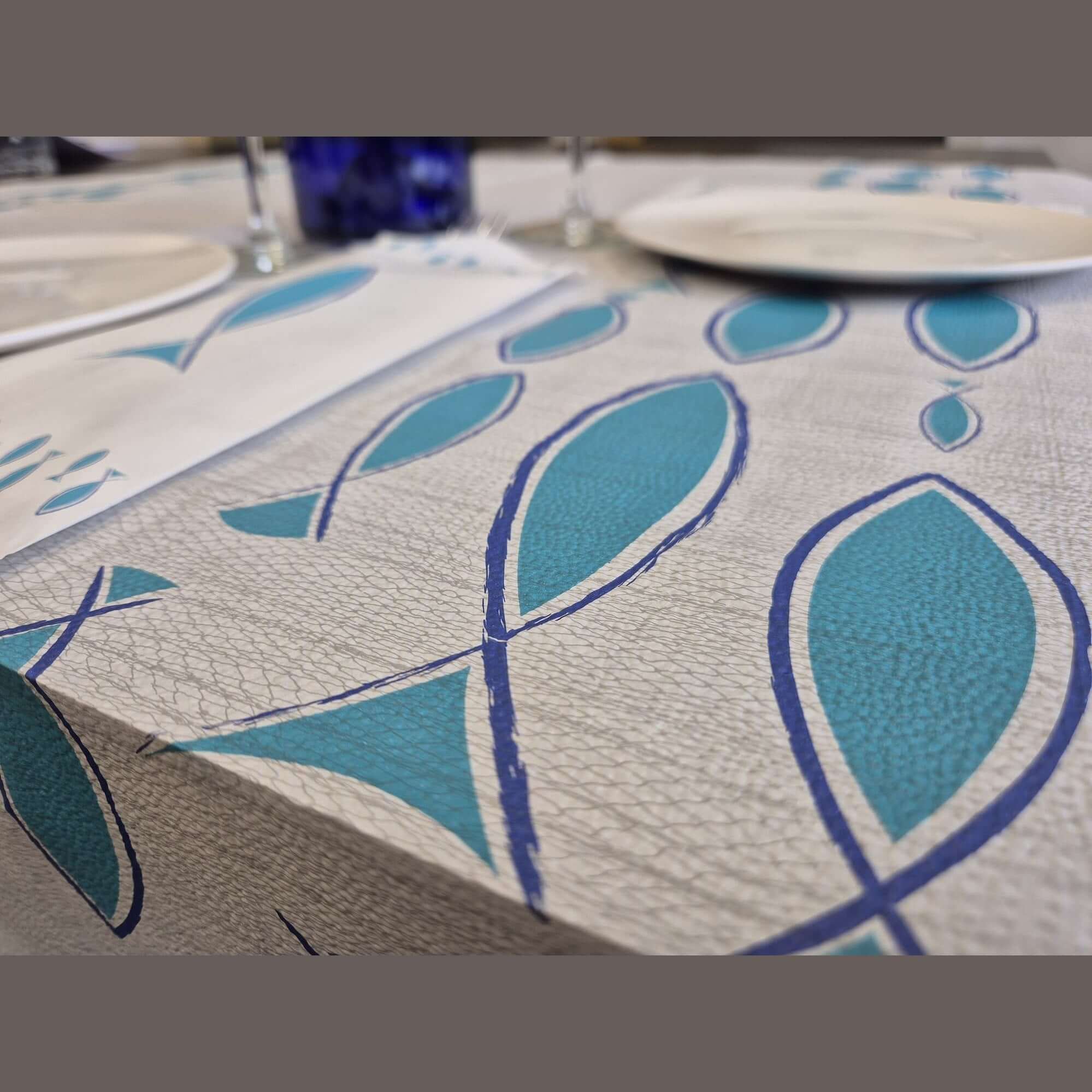 Tovaglia in Carta Oceano Goffrata Airwave da mt. 1 x 1 - 200 pz.