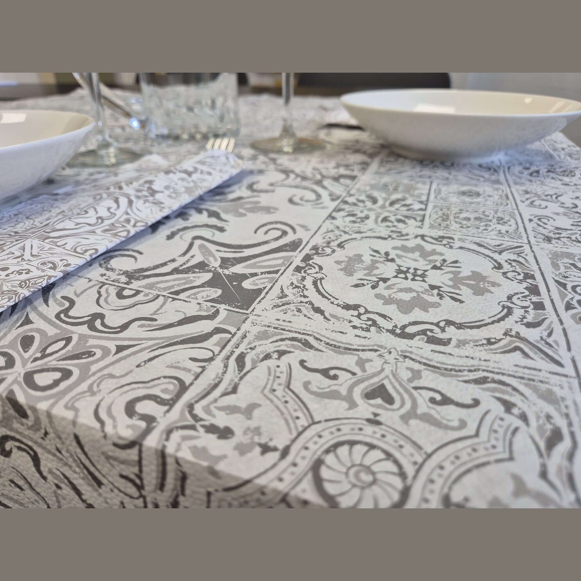Tovaglietta Azulejos Grigia in carta cm. 30X40 Airwave – 2500 pz.