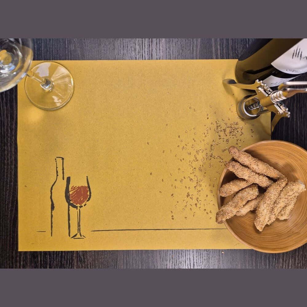 Tovaglietta Vino in carta paglia cm. 30X40 Airwave – 2000 pz.