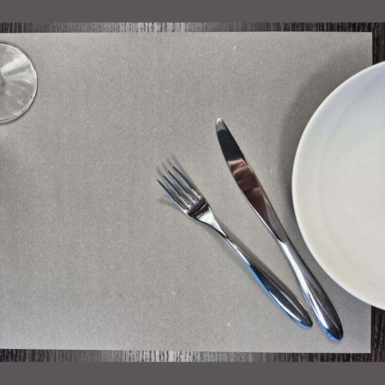 Tovaglietta in carta paglia grigia cm. 33x44 Airwave – 1500 pz.