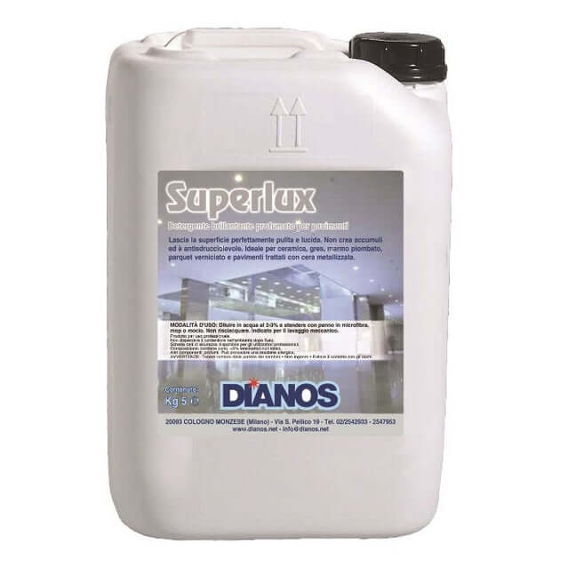 Superclean Detergente Brillantante per Pavimenti in Tanica da Kg. 10