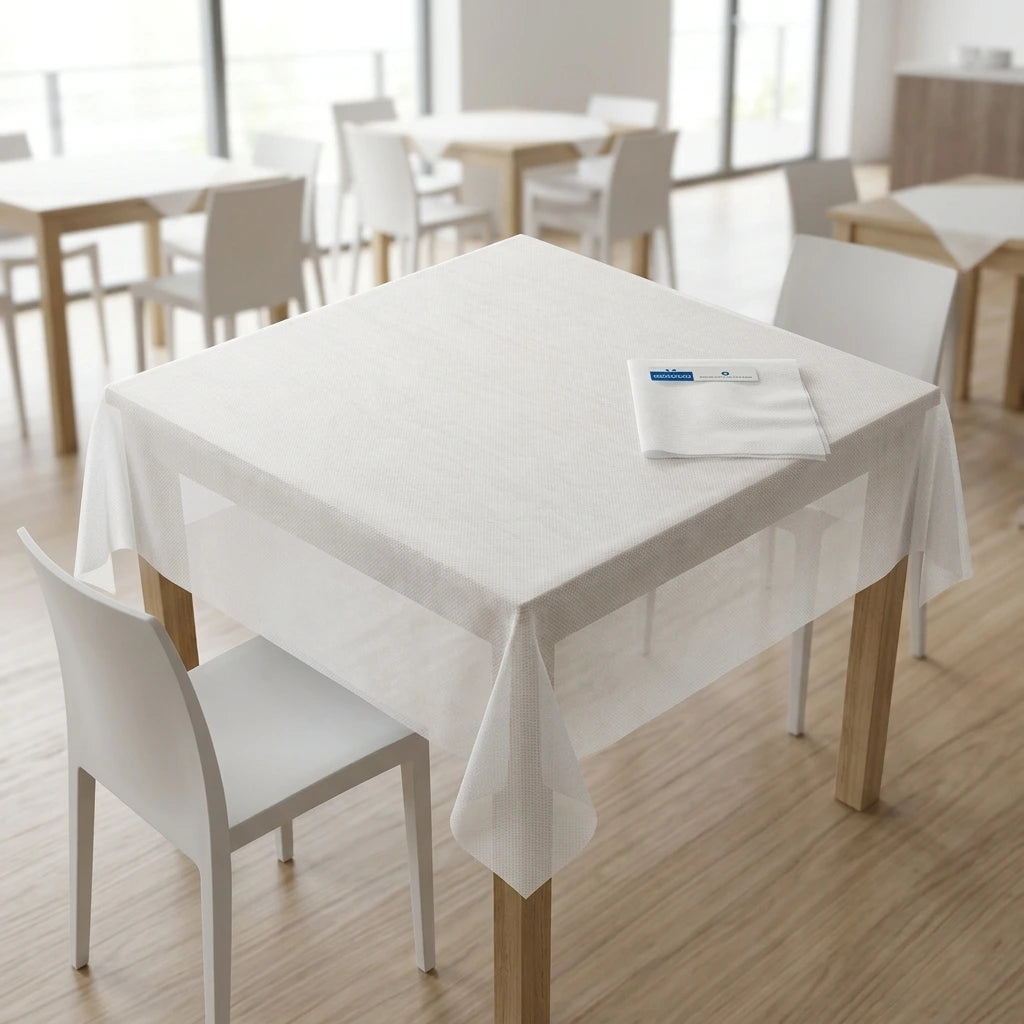 Tovaglia Tnt Bianco Ecostrong cm. 100X100 | Tovaglia Tnt Bianco Ecostrong cm. 100X100 - Mondo TNT