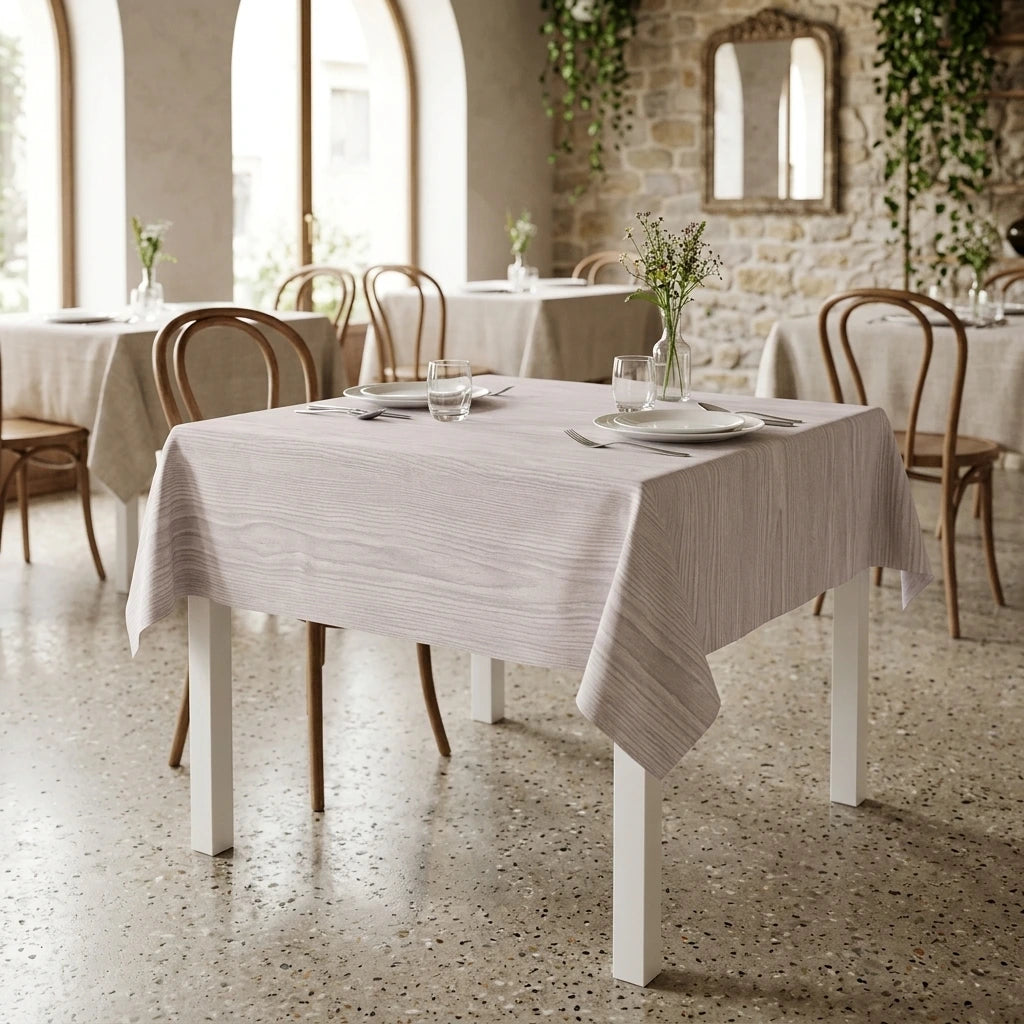 Tovaglia Tnt Costes Sabbia Nuvola cm. 100X100 - 80 pz. | Vorrei che i prodotti selezionati siano ambientati in un bel ristorante luminoso e realistico, tutti i prodotti non dovranno avere alcun bordino e coprire tutto