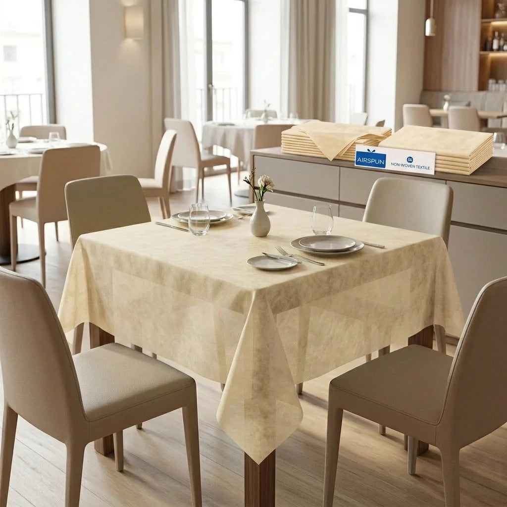 Tovaglia Tnt Crema Ecostrong cm. 140X140 | Tovaglia Tnt Crema Ecostrong cm. 140X140 - Mondo TNT