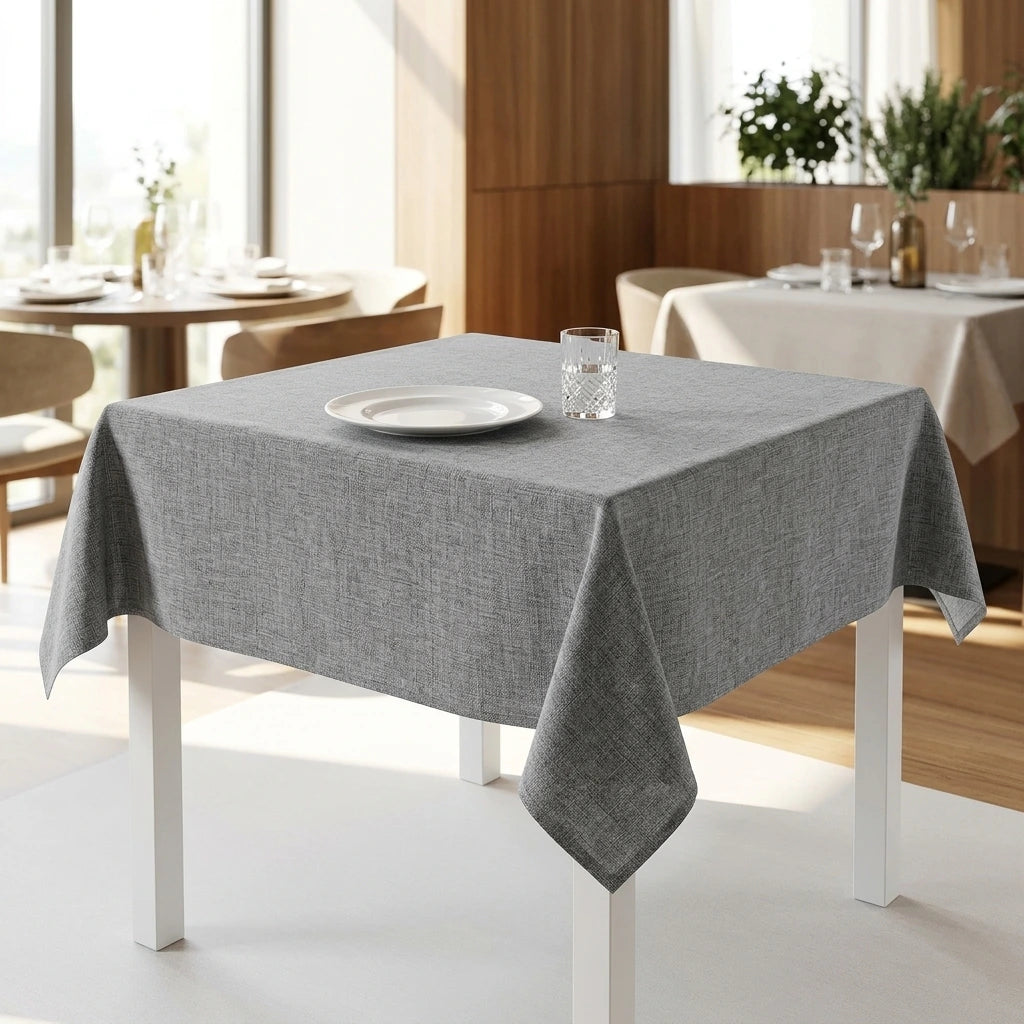 Tovaglia Tnt Ella Grigio Micro cm. 100X100 - 100 pz. | Vorrei che i prodotti selezionati siano ambientati in un bel ristorante luminoso e realistico, tutti i prodotti non dovranno avere alcun bordino e coprire tutto