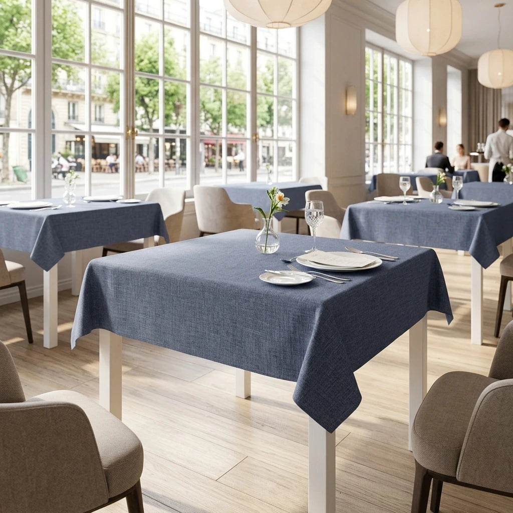 Tovaglia Tnt Jack Avio Plus cm. 100x100 - 100 pz. | Vorrei che i prodotti selezionati siano ambientati in un bel ristorante luminoso e realistico, tutti i prodotti non dovranno avere alcun bordino e coprire tutto