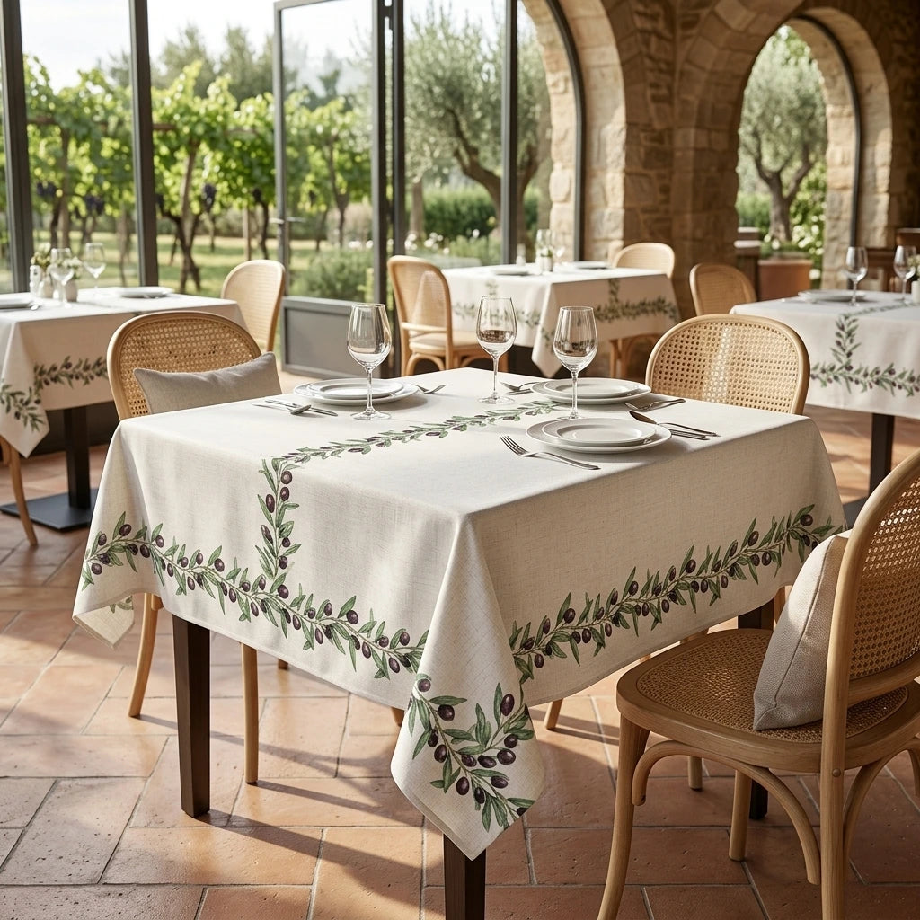 Tovaglia Tnt Olivia Plus cm. 120X120 - 100 pz. | Vorrei che i prodotti selezionati siano ambientati in un bel ristorante luminoso e realistico, tutti i prodotti non dovranno avere alcun bordino e coprire tutto