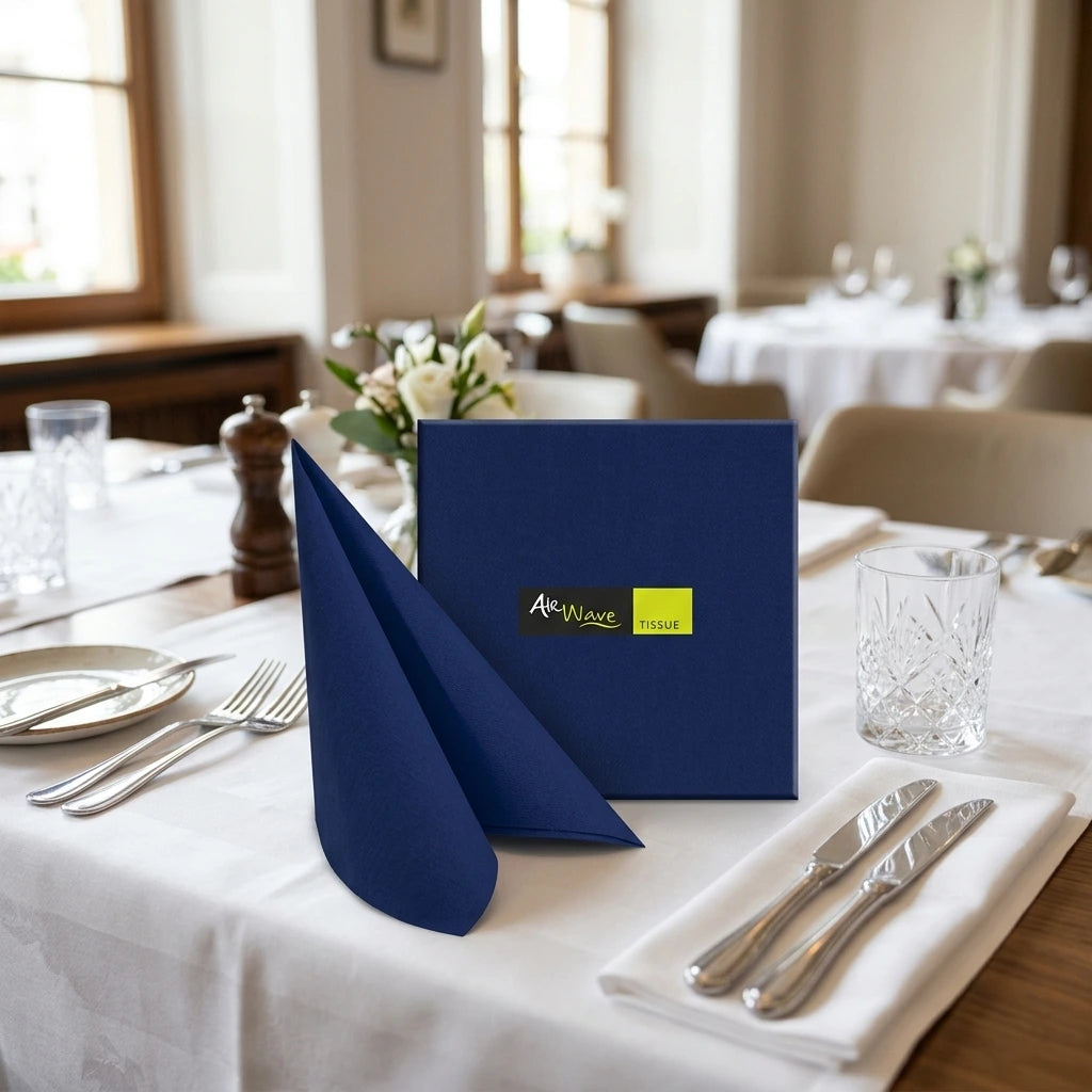 Tovagliolo Blue Airwave cm. 40x40 - 1200 pezzi | Tovagliolo Blue Airwave Grande