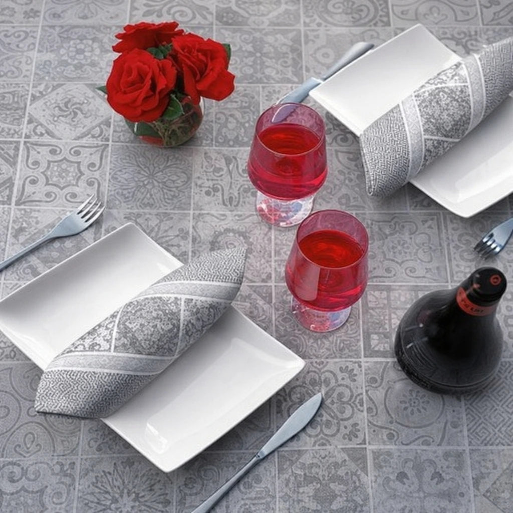 Tovagliolo Tnt Deruta Grigio Superior cm. 40x40 – 800 pz. | Vorrei una foto dove rimane tutto assolutamente e totalmente uguale, devi cambiare solamente l'angolazione della foto.