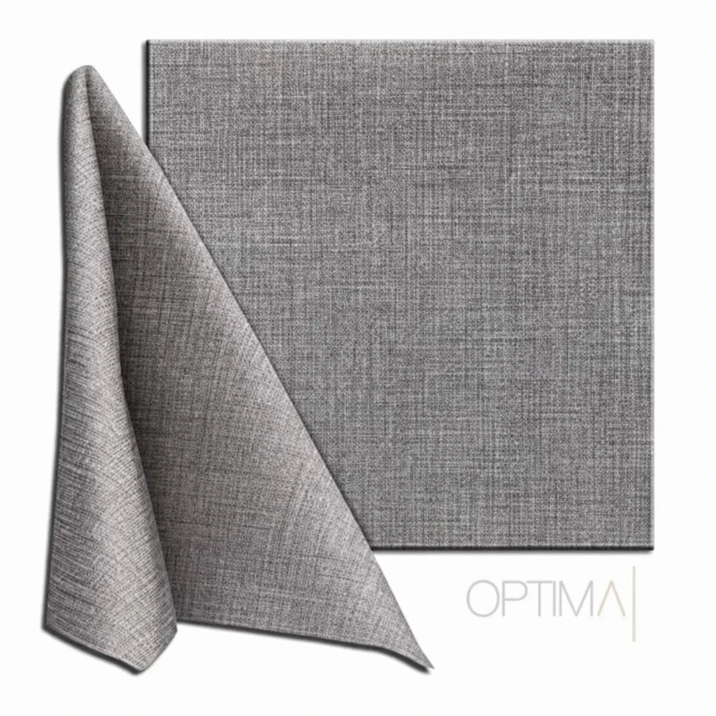 Tovagliolo Tnt Easy Grigio Fumo Soft cm. 25x25 - 1000 pz. | Recreate the image exactly as it is. Don’t change, remove, combine, or add anything.
