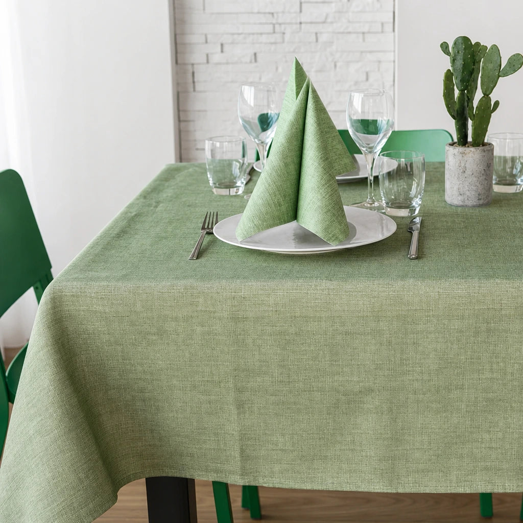Tovagliolo Tnt Flem Verde Plus cm. 44x44 - 800 pz. | Vorrei una foto dove rimane tutto assolutamente e totalmente uguale, devi cambiare solamente l'angolazione della foto.
