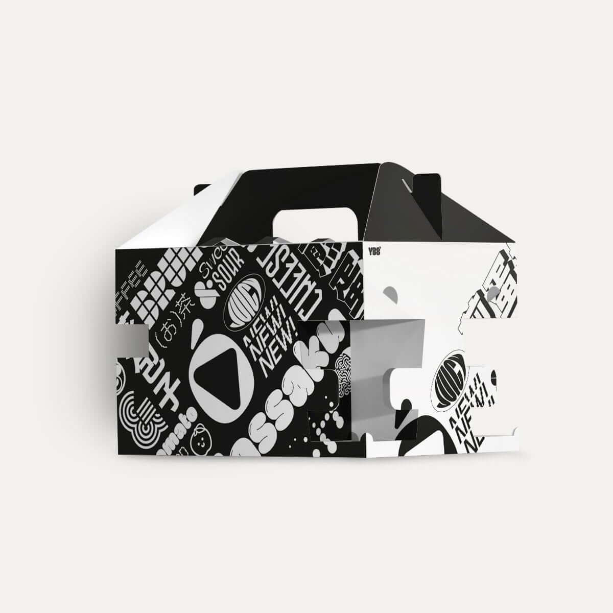 Scatola Premium per colazione\pranzo da Asporto - cm. 29x20x18 - Confezione da 50 pz.