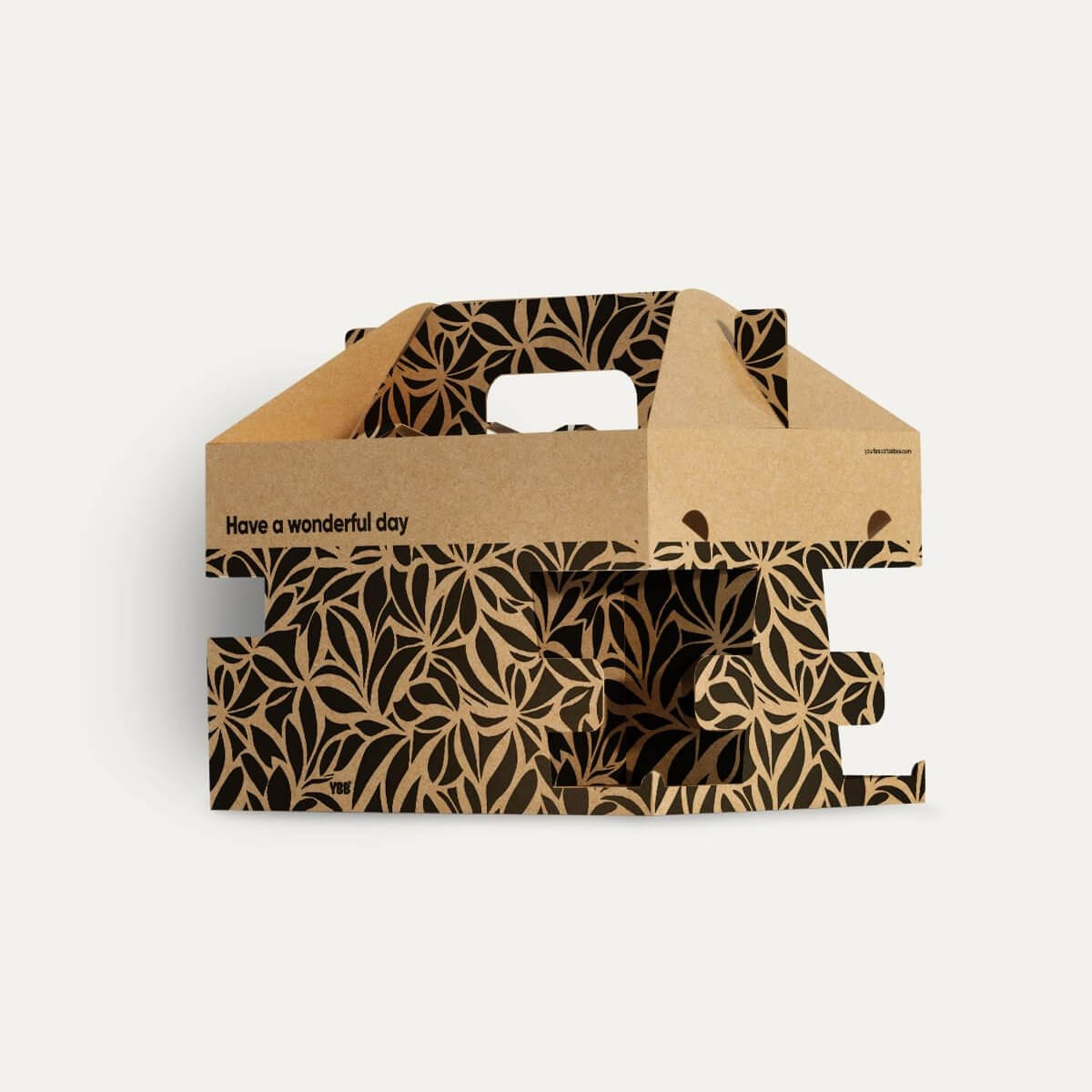 Scatola Premium per colazione\pranzo da Asporto - cm. 29x20x18 - Confezione da 50 pz.