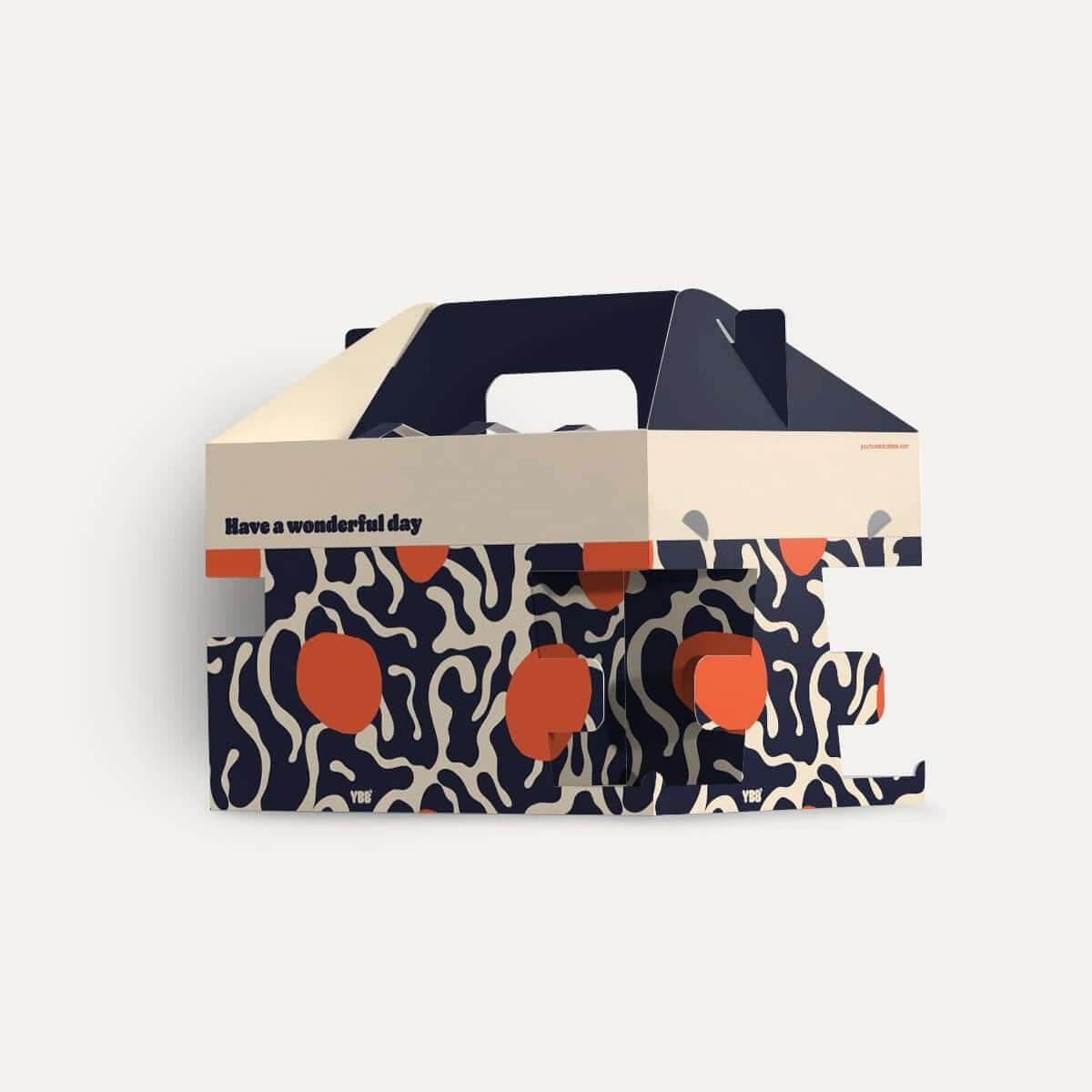 Scatola Premium per colazione\pranzo da Asporto - cm. 29x20x18 - Confezione da 50 pz.