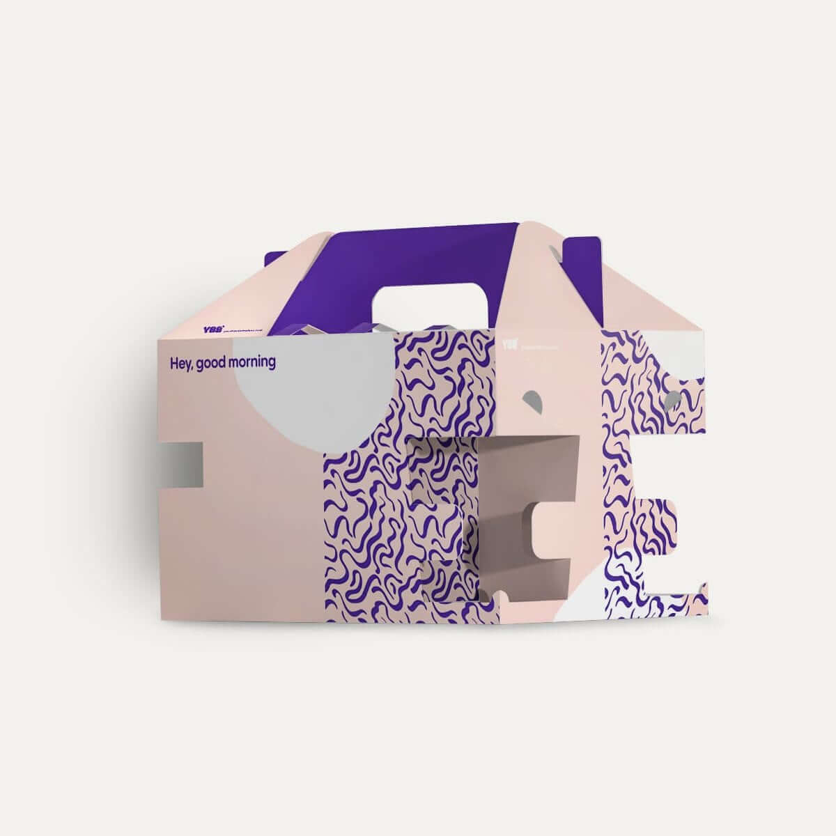 Scatola Premium per colazione\pranzo da Asporto - cm. 29x20x18 - Confezione da 50 pz.