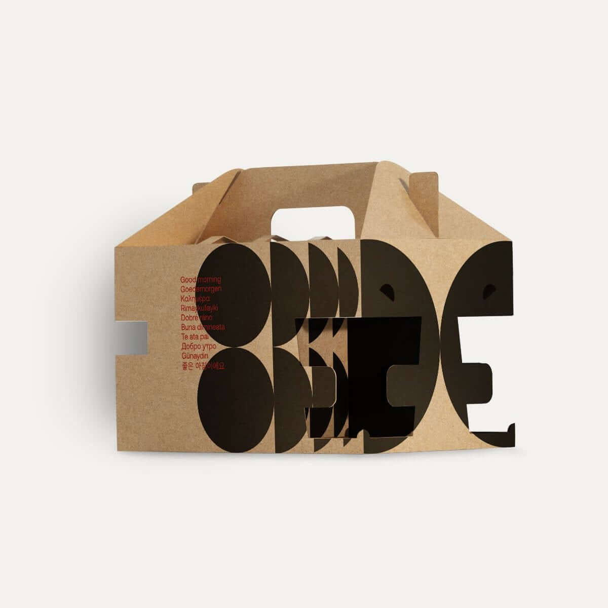 Scatola Premium per colazione\pranzo da Asporto - cm. 29x20x18 - Confezione da 50 pz.