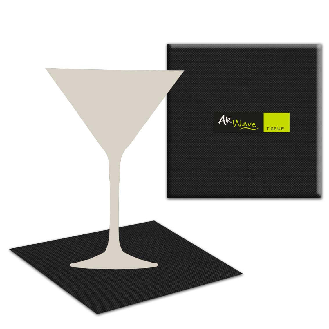 Tovagliolo Nero Airwave