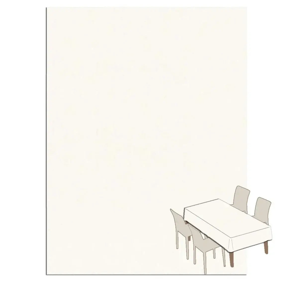 Tovaglia Tnt Bianco Superior cm. 100x150 - 100 pz.