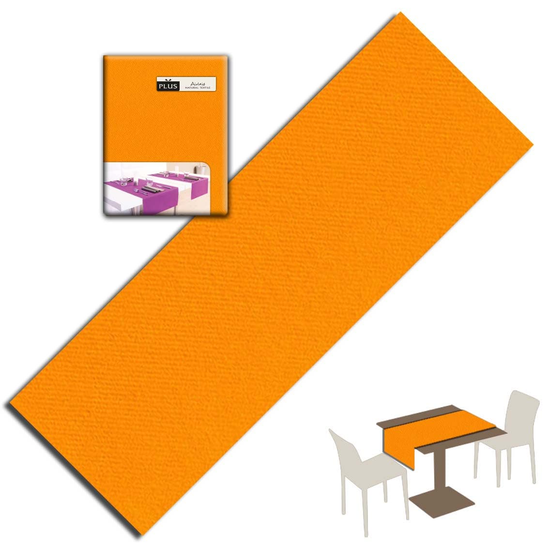 Runner Arancio Plus cm. 120X48 - 200 pz.