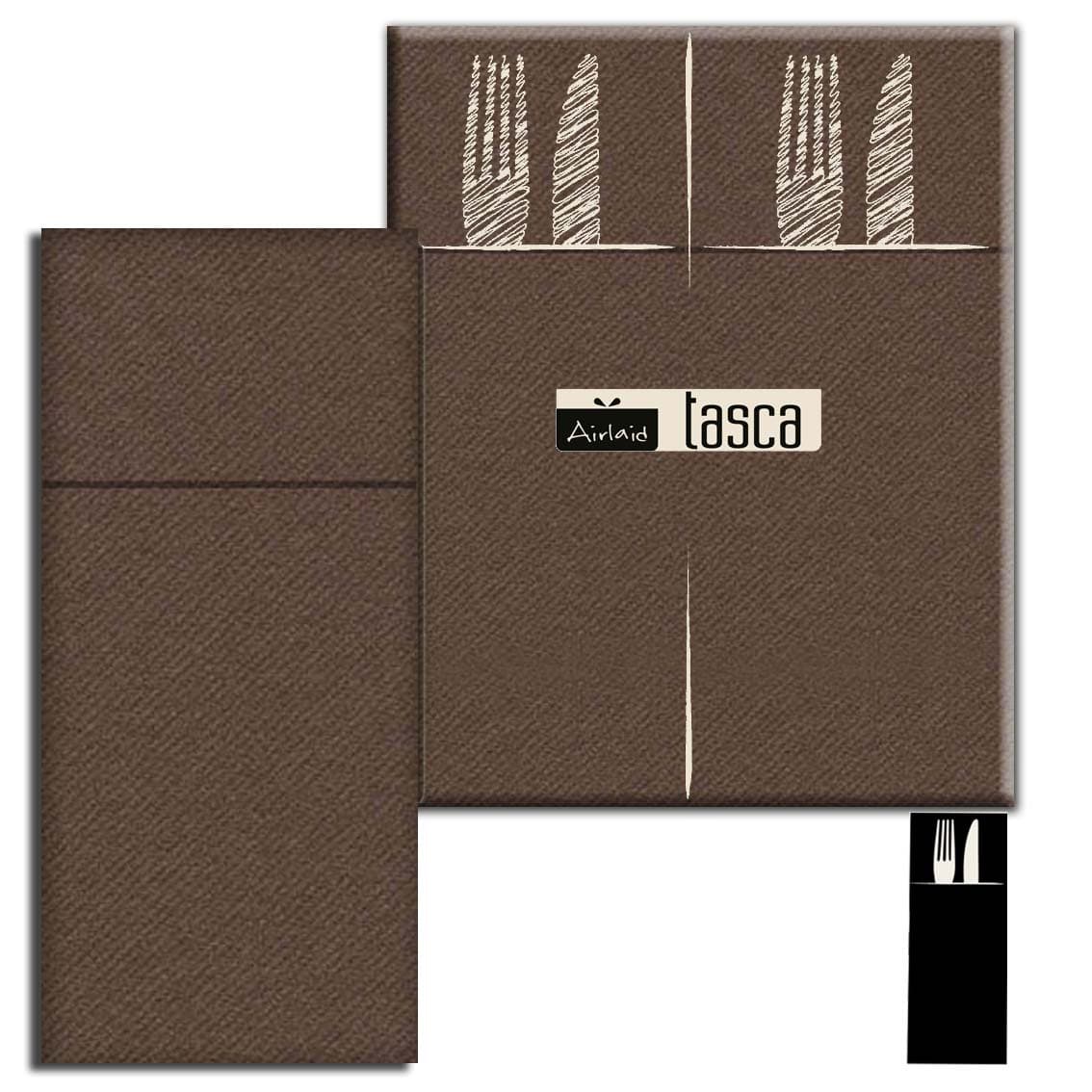 Tasca Portaposate Cacao Plus cm. 40x32 - 1200 pz.