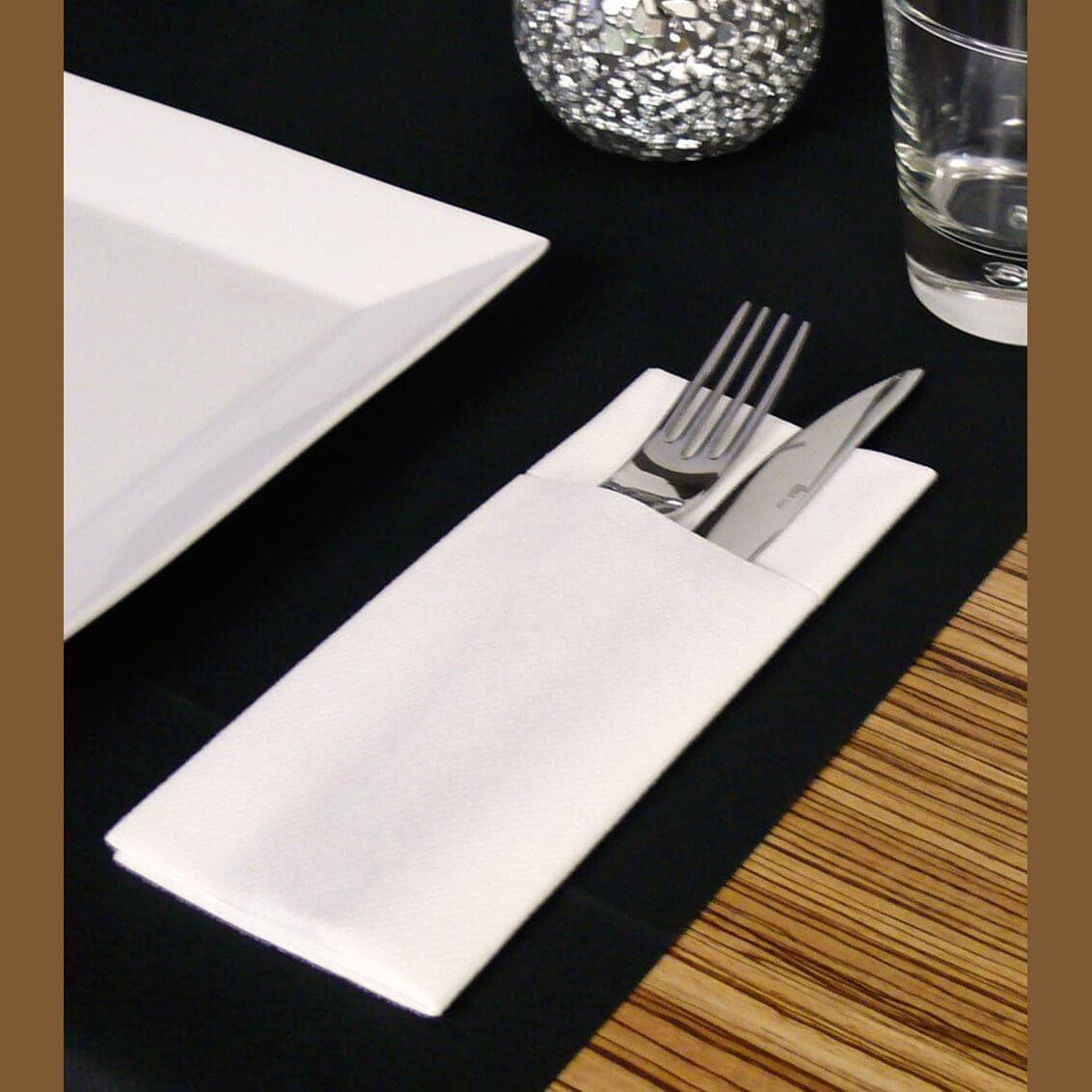 Tasca Portaposate Bianco Mono cm. 40X32 - 1200 pz.