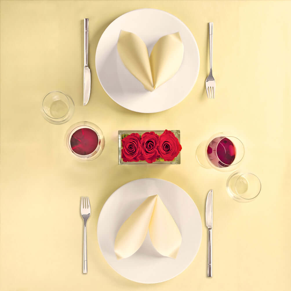 Tovaglia Tnt Champagne Superior cm. 100X100 - 100 pz.