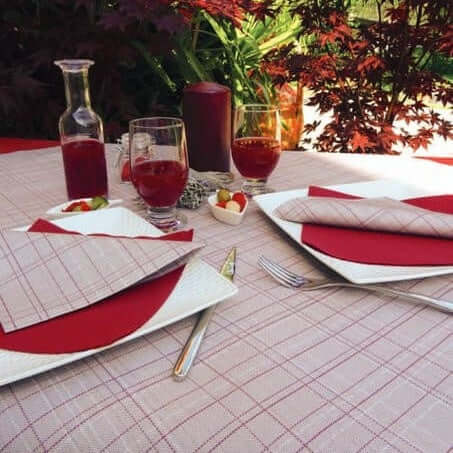 Tovagliolo London Bordeaux Superior cm. 40x40 – 800 pz.