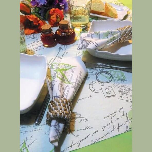 Tovagliolo Paris Verde Lime Superior cm. 40x40 – 800 pz.