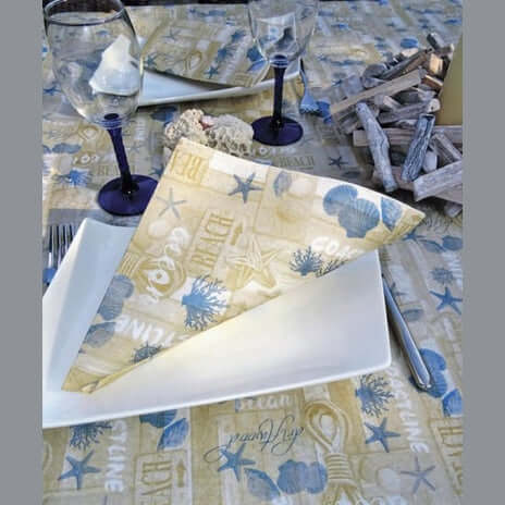 Tovaglia Ocean Blu Superior cm. 100x100 – 100 pz.