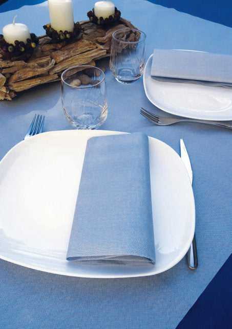 Tovaglia Lino Blu Superior cm. 100x100 – 100 pz.