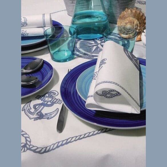 Tovagliolo Nodo Marinaro Blu Superior cm. 40x40 – 800 pz.
