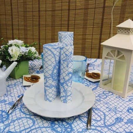 Tovagliolo Rete Blu Superior cm. 40x40 – 800 pz.