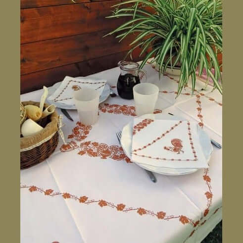 Tovagliolo Romagnola Ruggine Superior cm. 40x40 – 800 pz.